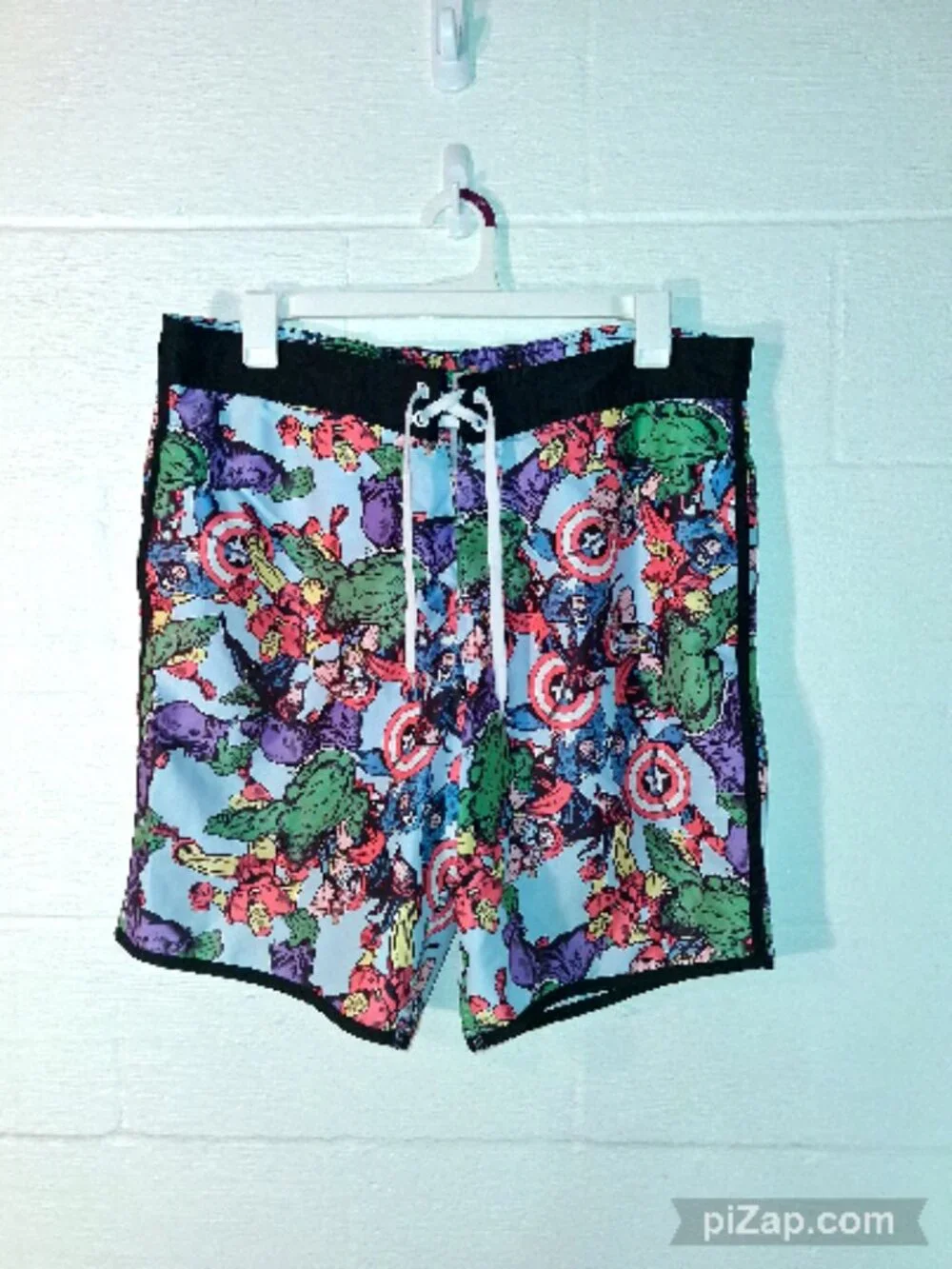 Marvel Comics Superhero Men's Swim Trunks Board Shorts Swimwear Adult XL